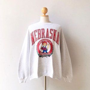 Vintage Nebraska Cornhuskers Huskers Orange Bowl Nebraska Huskers Uni shirt col